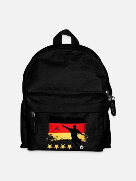 Football Germany - 4 stars - Kids' Backpack - black
