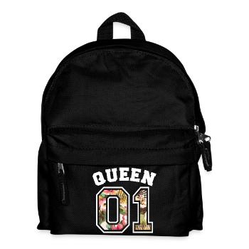Queen 01 - Kinder Rucksack - Schwarz - Vorne