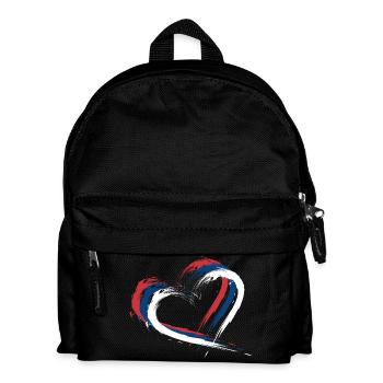Flag of Serbia - Kids' Backpack - black - Front