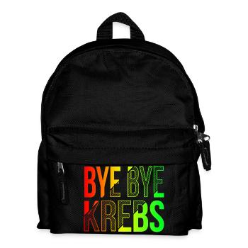 Bye Bye Kreps Rainbow Design - Kids' Backpack - black - Front