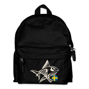 Sweden Fishing Angler Fishing Fishing - Kids' Backpack - black - Front