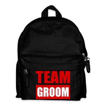 Team groom - Kids' Backpack - black - Front