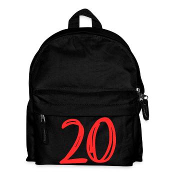 20 ANS. 20e ANNIVERSAIRE. ANNIVERSAIRE 20 ANS. 20 - Sac à dos Enfant - noir - Devant