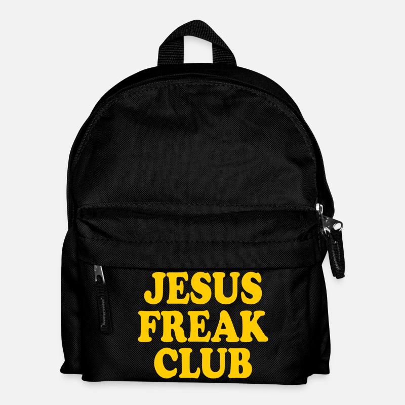 Jesus freak club - Kinder Rucksack - Schwarz