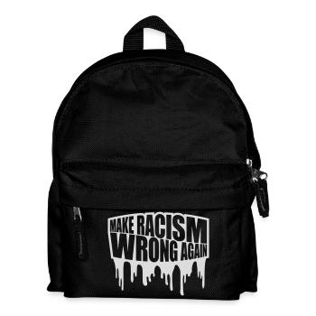 make racism wrong again - Kids' Backpack - black - Front