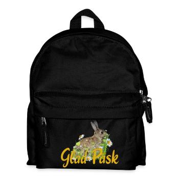 glad pask Frohe Ostern - Kinder Rucksack - Schwarz - Vorne
