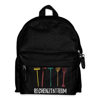 Rechenzentrum - Gärtner Garten Pflanzen - Kinder Rucksack - Schwarz - Vorne