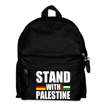 Stand with palestine - Kinder Rucksack - Schwarz - Vorne