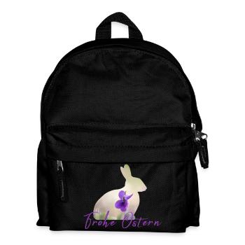 Ostern Frohe Ostern - Kinder Rucksack - Schwarz - Vorne