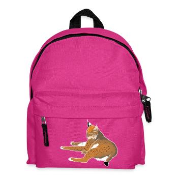 Luchs - Kinder Rucksack - Fuchsia - Vorne