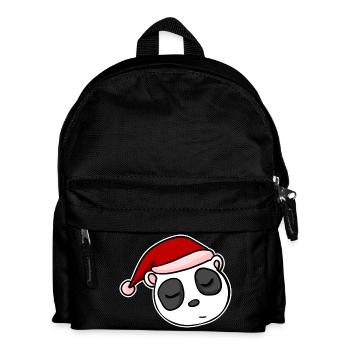 Panda Noël Noël Avent - Sac à dos Enfant - noir - Devant