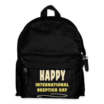 Internationaler Tag der Skeptiker - Kinder Rucksack - Schwarz - Vorne