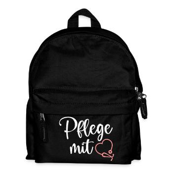 Pflege Krankenschwester - Kinder Rucksack - Schwarz - Vorne