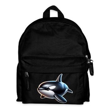 Orca Killer Whale - Kids' Backpack - black - Front