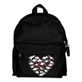 J’adore les dinosaures - Sac à dos Enfant - noir - Devant