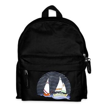 Sailboat - Kids' Backpack - black - Front