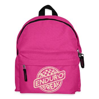 Enduro Freak | Retro Design - Kids' Backpack - fuchsia - Front
