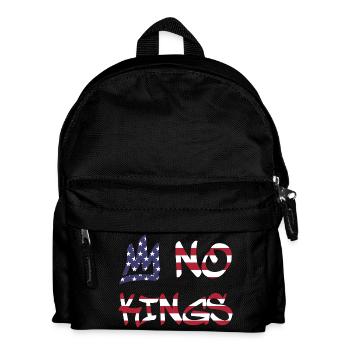 No Kings in America since 1776 Flagge USA - Kinder Rucksack - Schwarz - Vorne