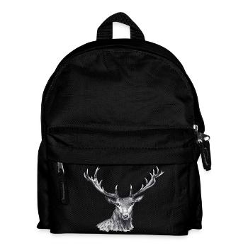 Deer - Kids' Backpack - black - Front