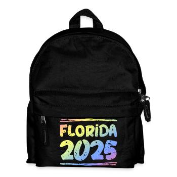 Florida 2025 Colorful - Kids' Backpack - black - Front