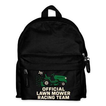 Lawn Mower Racing Lawn Mower Racing Lawn Mower - Kids' Backpack - black - Front