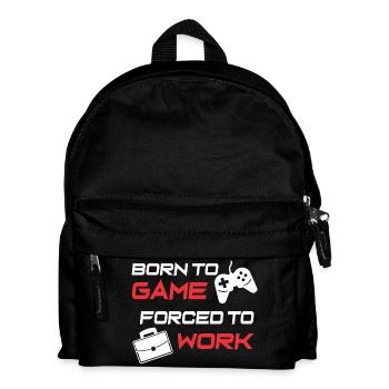 Gamer Work Ethic T-shirt graphique - Sac à dos Enfant - noir - Devant
