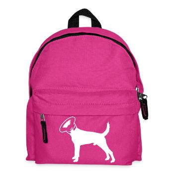 SUB WOOF WOOF - Kids' Backpack - fuchsia - Front