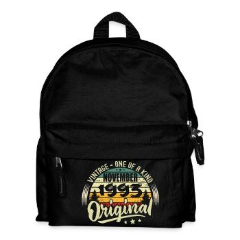 Jahrgang November 1993 Original November 1993 - Kinder Rucksack - Schwarz - Vorne