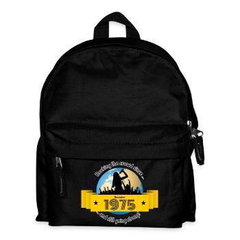 50. Geburtstag Rocking the crowd since 11/1975 - Kids' Backpack - black - Front