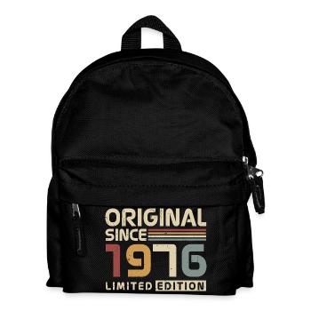 Original 1976 Jahrgang Vintage Geburtstag Retro - Sac à dos Enfant - noir - Devant