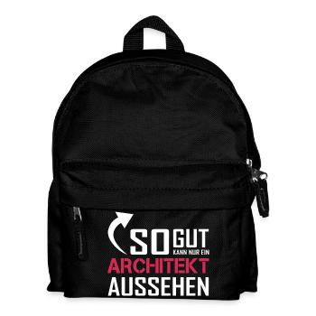 Seul un architecte peut être aussi beau - Sac à dos Enfant - noir - Devant