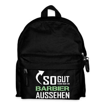 So gut kann nur ein Barbier aussehen - Kinder Rucksack - Schwarz - Vorne