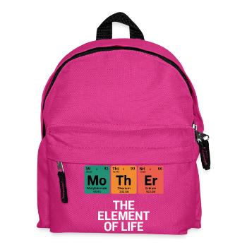 Mother The Element Of Life Chemistry Periodic Table - Kids' Backpack - fuchsia - Front