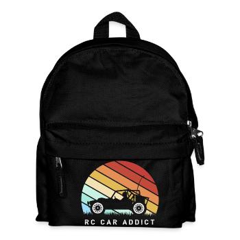RC Car Spielzeugauto - Kinder Rucksack - Schwarz - Vorne