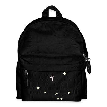 Croix dans le ciel étoilé - Sac à dos Enfant - noir - Devant