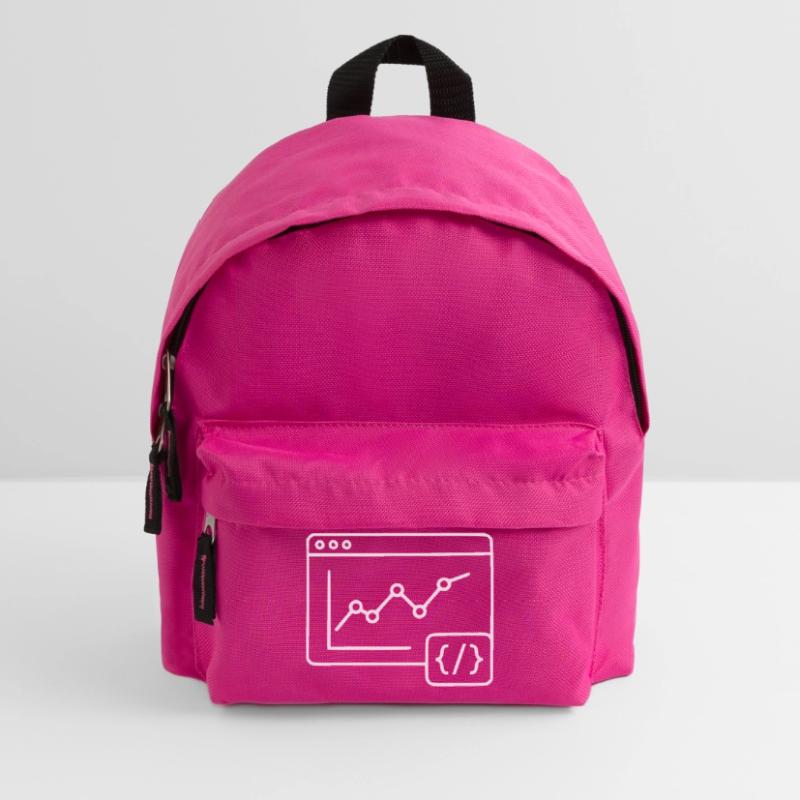 Web Analyse Chart Coding Browser Vektor Kinder Rucksack