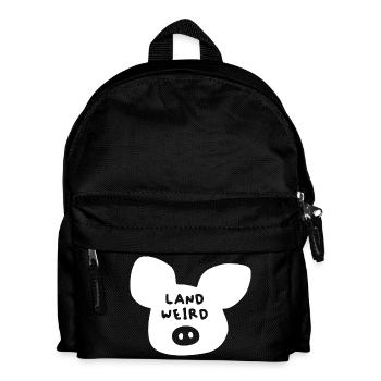 weird pig cool sayings quotes farmer farmer - Kids' Backpack - black - Front