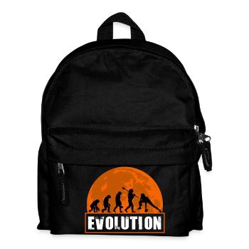 Evolution of Woman Gym Fitness Bodybuilding - Kids' Backpack - black - Front
