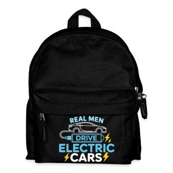 T-shirt voiture électrique cadeau pour hommes - Sac à dos Enfant - noir - Devant