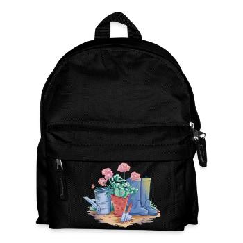 Garden Decoration Art - Kids' Backpack - black - Front