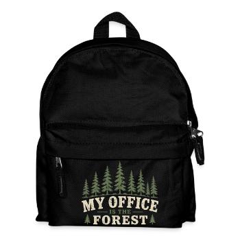 Ecologist Ecology My Office Is The Forest - Kids' Backpack - black - Front