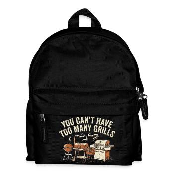 Zu viele Grills - Kinder Rucksack - Schwarz - Vorne