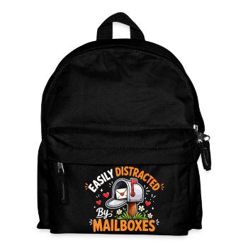 Facilement distrait par les boîtes aux lettres - Postman Post - Sac à dos Enfant - noir - Devant