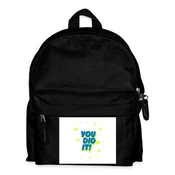 You Did It Victory Stars - Kids' Backpack - black - Front