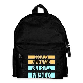 Diction socialement maladroite mais quand même amicale - Sac à dos Enfant - noir - Devant