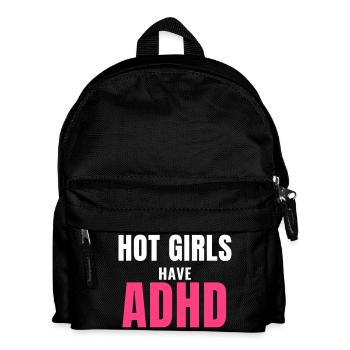 Les filles sexy ont un TDAH : un don à la mode pour femmes - Sac à dos Enfant - noir - Devant