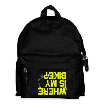 Where is my bike Fahrrad Mountainbike MTB Downhill - Kinder Rucksack - Schwarz - Vorne