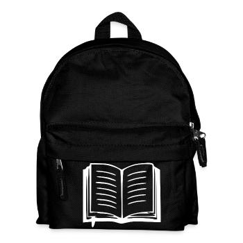 Book Books Reading Gift - Kids' Backpack - black - Front