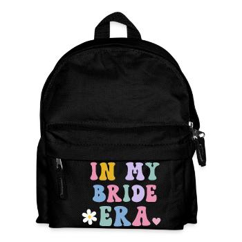 In My Bride Era Hochzeitsbraut - Kinder Rucksack - Schwarz - Vorne