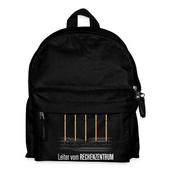 Leiter Vom Rechenzentrum Gartenarbeit Gärtner - Kinder Rucksack - Schwarz - Vorne